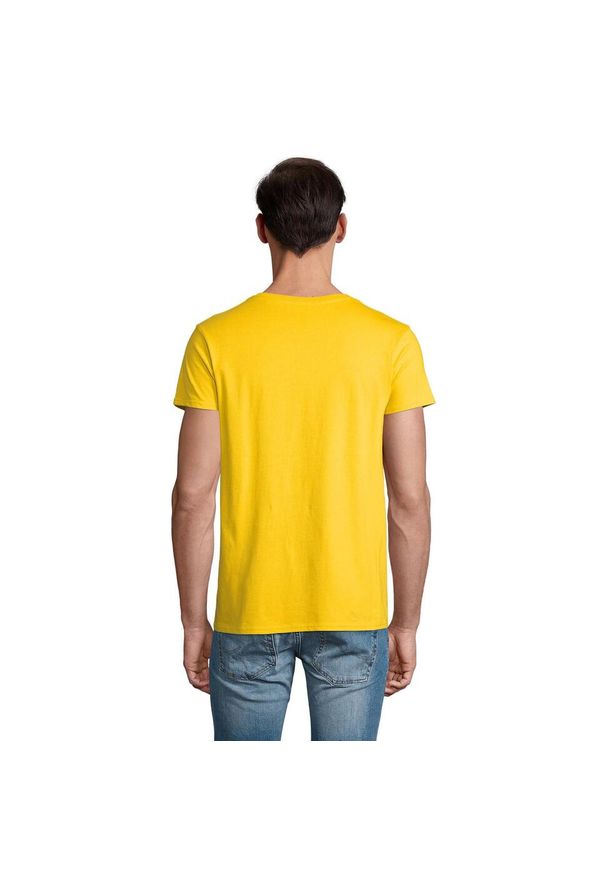 SOL'S - Koszulka Męska Crusader. Kolor: żółty. Sport: turystyka piesza