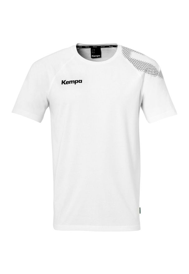 KEMPA - Koszulka Kempa Core 26. Kolor: biały. Materiał: materiał. Długość rękawa: raglanowy rękaw. Sport: piłka nożna