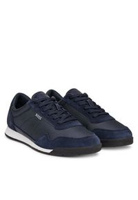 BOSS Sneakersy Titanium 50536524 Granatowy. Kolor: niebieski. Materiał: zamsz, skóra #3
