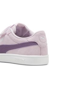 Puma - Dziecięce Sneakersy Smash 3.0 Suede PUMA Grape Mist Crushed Berry White Purple. Okazja: na co dzień. Kolor: fioletowy, wielokolorowy, różowy, biały. Materiał: zamsz. Model: Puma Suede