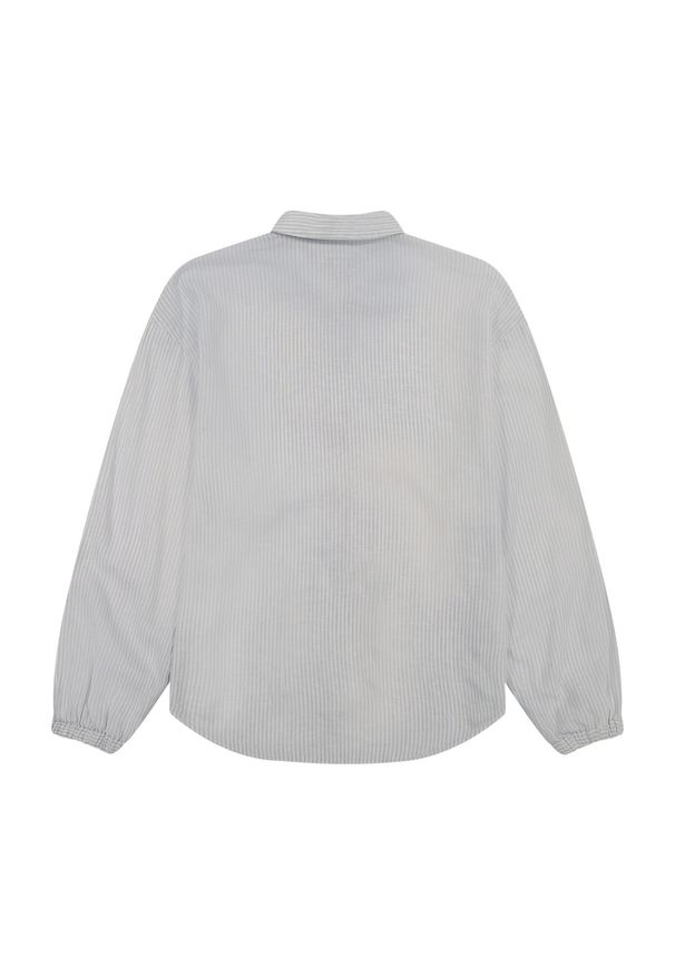 Lee - DAMSKA KOSZULA LEE BLOUSE WITH TIE FRONT CONCRETE PINSTRIPE 112363504
