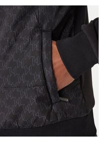 Karl Lagerfeld - KARL LAGERFELD Kurtka bomber 505061 561527 Czarny Regular Fit. Typ kołnierza: dekolt w karo. Kolor: czarny. Materiał: syntetyk #5