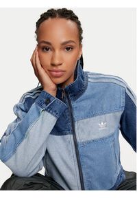 Adidas - adidas Kurtka jeansowa KSENIASCHNAIDER IU2464 Niebieski Loose Fit. Kolor: niebieski. Materiał: bawełna #6