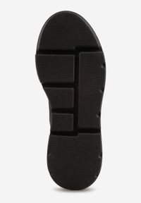 Born2be - Czarne Sneakersy VICES na Koturnie z Brokatem Elanatale. Okazja: na co dzień. Kolor: czarny. Obcas: na koturnie #9