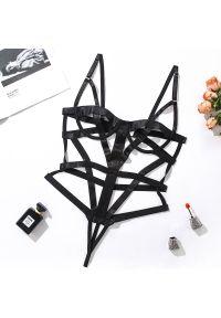 Intica - Body z elastycznym materiałem i szerokimi pasami na wieczorne wyjścia Calida. Kolor: czarny. Materiał: materiał #1