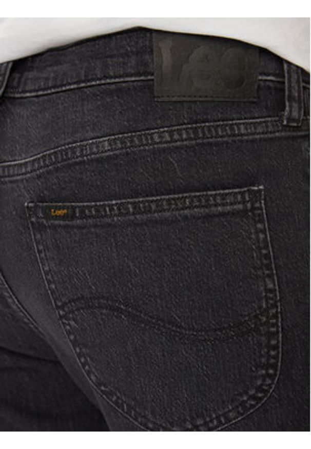 Lee Jeansy West 112322201 Czarny Straight Fit. Kolor: czarny