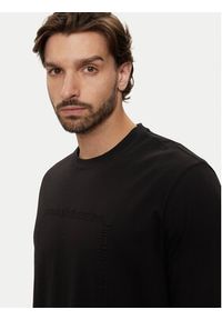 Armani Exchange T-Shirt 6DZTLN ZJ9JZ 1200 Czarny Regular Fit. Kolor: czarny. Materiał: bawełna
