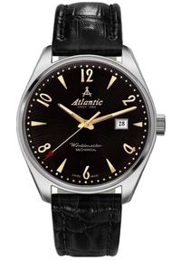 Atlantic - Zegarek Męski ATLANTIC Worldmaster 51651.41.65G. Materiał: materiał, skóra. Styl: klasyczny, elegancki