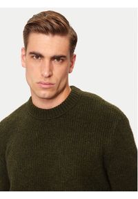 Mustang Sweter Emil C 1015801 Zielony Regular Fit. Kolor: zielony. Materiał: syntetyk #3