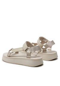 Calvin Klein Jeans Sandały Sandal Velcro Webbing Dc YW0YW01353 Beżowy. Kolor: beżowy. Materiał: materiał