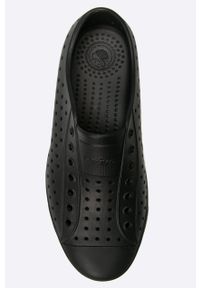 Native - Tenisówki Jefferson. Nosek buta: okrągły. Kolor: czarny. Materiał: guma. Szerokość cholewki: normalna. Wzór: motyw zwierzęcy