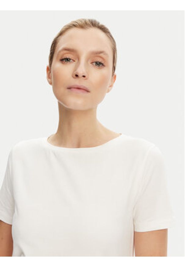 Weekend Max Mara T-Shirt Multib 2525976011 Biały Regular Fit. Kolor: biały. Materiał: bawełna