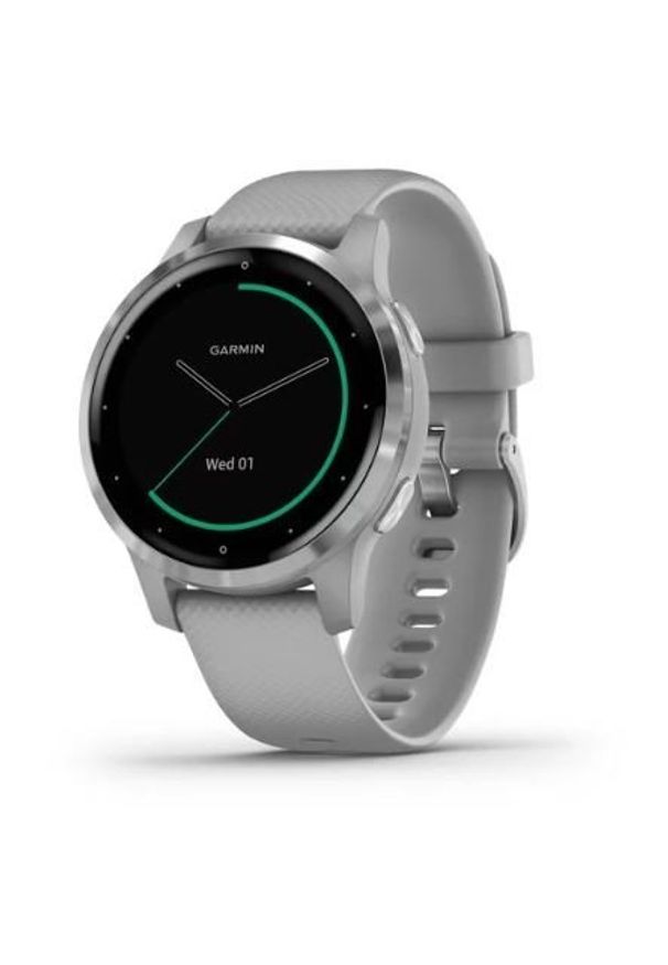GARMIN - Smartwatch Garmin Vivoactive 4S jasnoszary. Rodzaj zegarka: smartwatch. Kolor: szary. Styl: casual, sportowy
