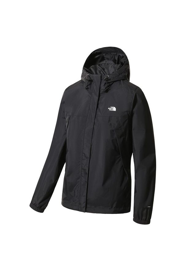 Kurtka The North Face Antora 0A7QEUJK31 - czarna. Typ kołnierza: kaptur. Kolor: czarny. Materiał: nylon, materiał. Styl: sportowy, klasyczny