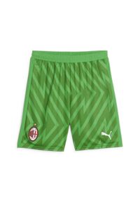 Puma - Szorty bramkarskie AC Milan PUMA Grassy Green. Kolor: zielony