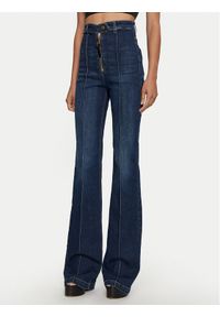 Elisabetta Franchi Jeansy PJ-27D-46E2-V390 Granatowy Regular Fit. Kolor: niebieski #1