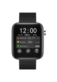 Bemi - Smartwatch BEMI CID Srebrno-czarny. Rodzaj zegarka: smartwatch. Kolor: srebrny, czarny, wielokolorowy. Styl: biznesowy, casual #2