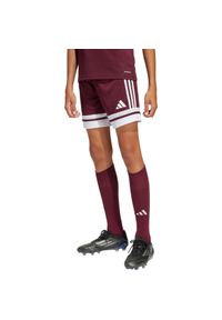 Adidas - Spodenki dla dzieci adidas Squadra 25. Kolor: czerwony, biały, wielokolorowy. Styl: młodzieżowy
