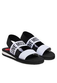 Love Moschino - LOVE MOSCHINO Sandały JA16033G0MJN410A Biały. Kolor: biały. Materiał: materiał