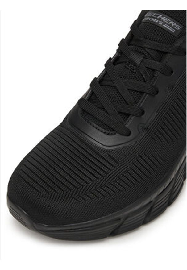 skechers - Skechers Sneakersy BOBS B FLEX HI 117385 BBK Czarny. Kolor: czarny. Materiał: materiał