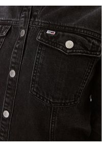 Tommy Jeans Sukienka jeansowa AlineDW0DW17209 Czarny Regular Fit. Kolor: czarny. Materiał: bawełna