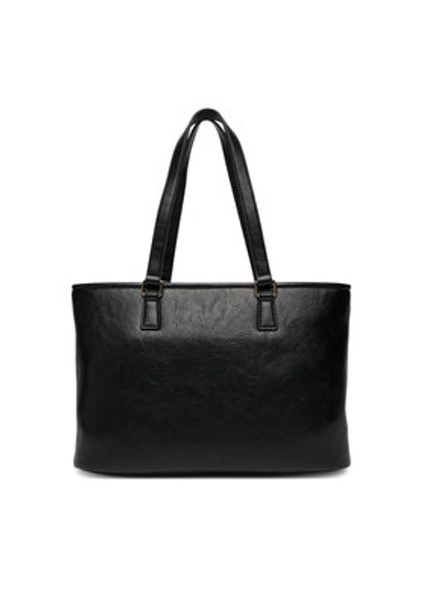 Love Moschino - LOVE MOSCHINO Torebka JC4087PP1NLI0000 Czarny. Kolor: czarny. Materiał: skórzane