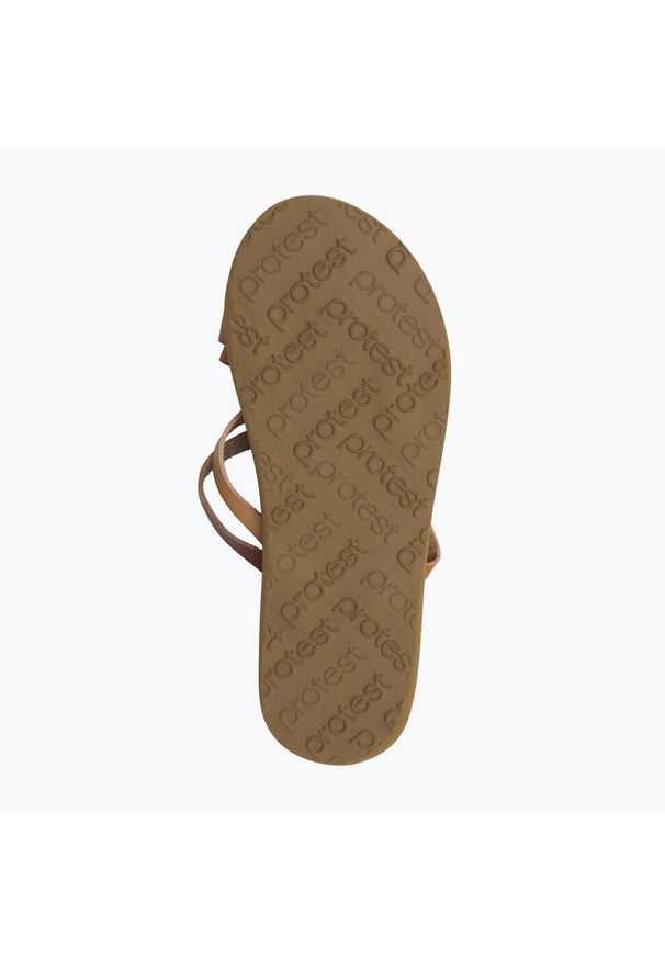 Klapki damskie Protest Prtoyster. Okazja: na plażę. Kolor: brązowy. Styl: sportowy