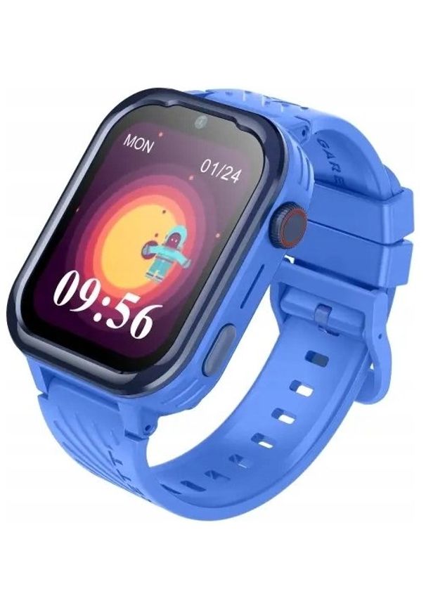 GARETT - Smartwatch Garett Garett Kids Essa 4G Niebieski. Rodzaj zegarka: smartwatch. Kolor: niebieski