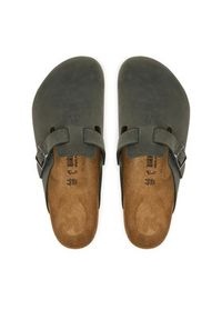 Birkenstock Klapki Boston 1032724 Zielony ciemny. Kolor: zielony. Materiał: skóra #5