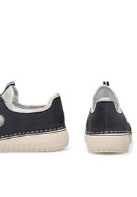 Rieker Półbuty 50958-14 Granatowy. Kolor: niebieski. Materiał: materiał #7