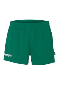 KEMPA - Szorty damskie Kempa Team. Kolor: wielokolorowy, czarny, niebieski, zielony. Wzór: napisy