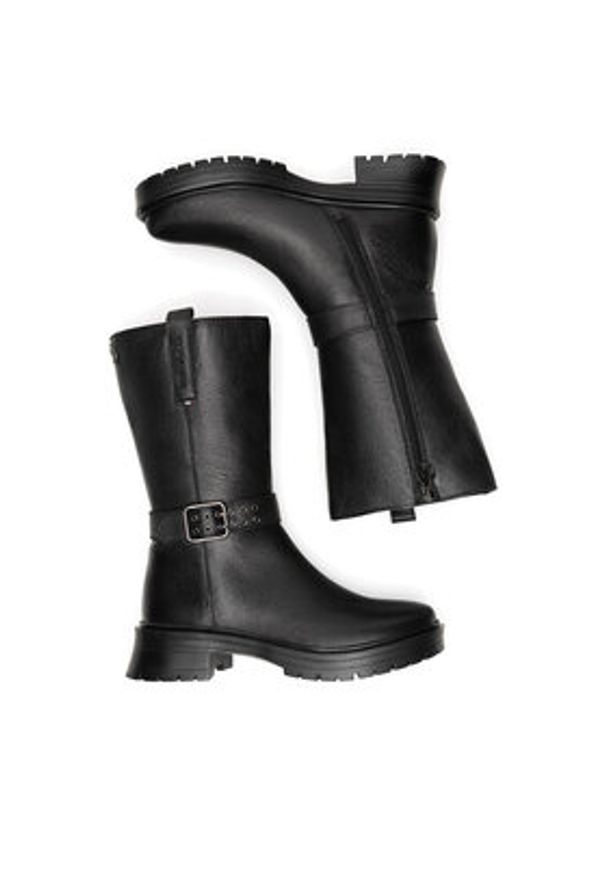 U.S. Polo Assn. Botki MAGDA001W/DL1 Czarny. Kolor: czarny. Materiał: skóra