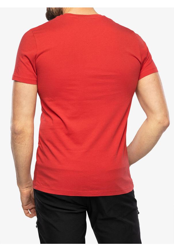 Koszulka bawełniana męska Peak Performance Original Tee. Kolor: czerwony. Materiał: bawełna
