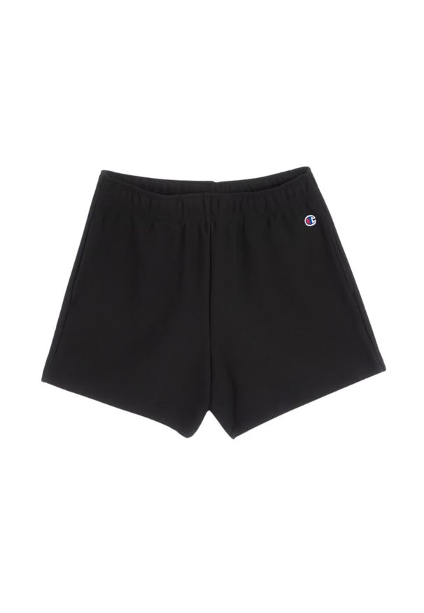 Spodenki treningowe damskie Champion Shorts. Kolor: czarny. Materiał: poliester, bawełna