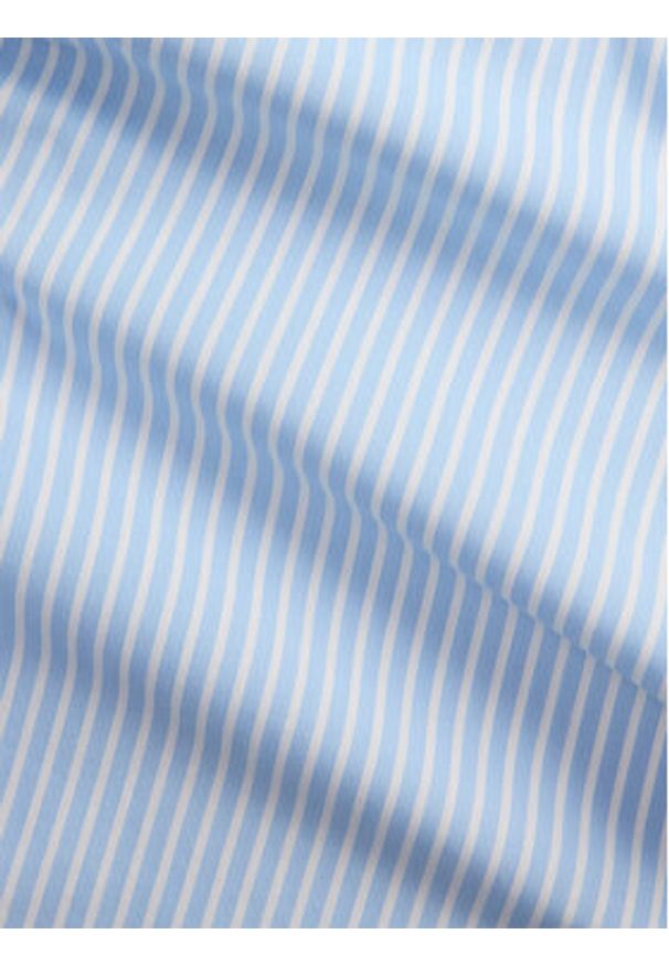 Polo Ralph Lauren Koszula 710929344020 Błękitny Slim Fit. Typ kołnierza: polo. Kolor: niebieski. Materiał: bawełna
