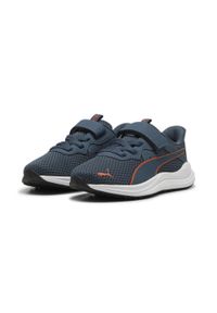 Puma - Dziecięce buty do biegania Reflect Lite PUMA. Kolor: pomarańczowy, wielokolorowy, szary, biały