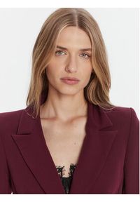 Rinascimento Marynarka CFC0126221003 Bordowy Slim Fit. Kolor: czerwony. Materiał: syntetyk #3