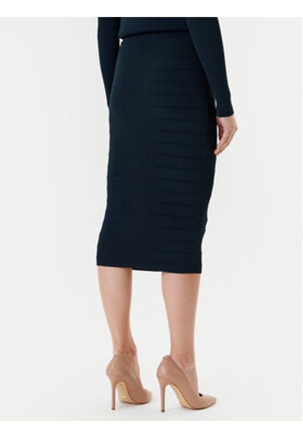 Guess Spódnica ołówkowa W5YD66 Z0130 Zielony Slim Fit. Kolor: zielony. Materiał: wiskoza