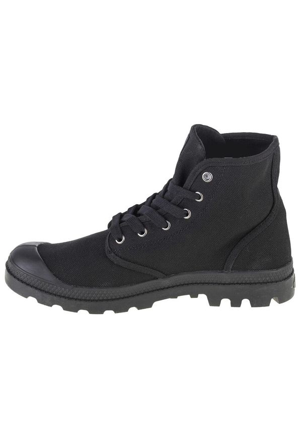 Buty do chodzenia męskie Palladium Pampa HI. Kolor: czarny. Materiał: materiał, syntetyk, tkanina, guma. Sport: turystyka piesza