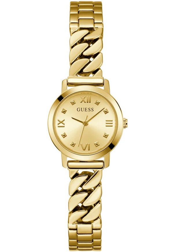 Zegarek damski Guess GW0867L2 CYRKONIE złoty. Kolor: złoty