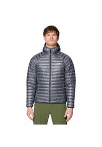 MOUNTAIN HARDWEAR - Kurtka z kapturem Mountain Hardwear Ghost Whisperer™. Typ kołnierza: kaptur. Kolor: niebieski. Materiał: puch. Sport: turystyka piesza #1