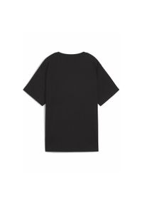 Puma - Damska koszulka ESS TAPE o luźnym kroju PUMA Black. Kolor: czarny