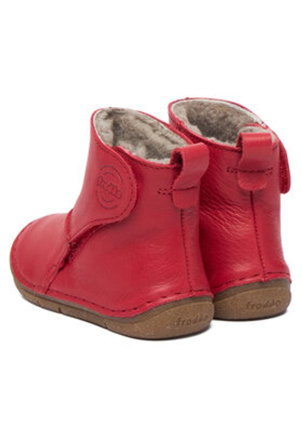 Froddo Kozaki Paix Up Winter Boots G2160082-4 M Czerwony. Kolor: czerwony. Materiał: skóra