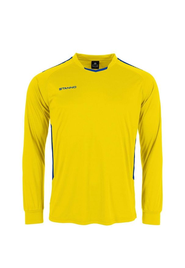 STANNO - Dżersej z długim rękawem Stanno First. Kolor: wielokolorowy, niebieski, żółty. Materiał: jersey. Długość rękawa: długi rękaw. Długość: długie