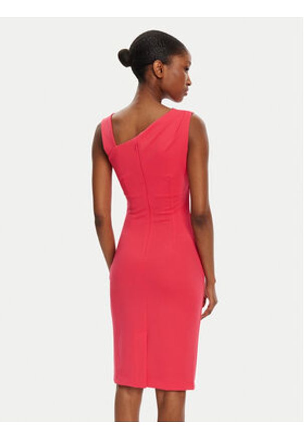 Rinascimento Sukienka koktajlowa CFC0122564003 Różowy Regular Fit. Kolor: różowy. Materiał: syntetyk. Styl: wizytowy