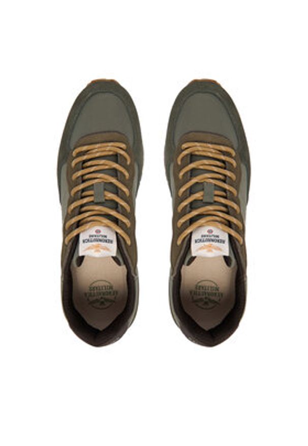 Aeronautica Militare Sneakersy 252SC0320UPL00313 Zielony. Kolor: zielony. Materiał: materiał