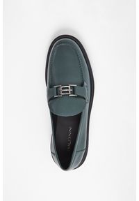 Baldinini - Półbuty męskie skórzane BALDININI. Zapięcie: klamry. Materiał: skóra. Wzór: aplikacja #5