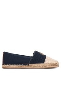 TOMMY HILFIGER - Tommy Hilfiger Espadryle Script Crochet Espadrille FW0FW09502 Granatowy. Kolor: niebieski. Materiał: materiał #1