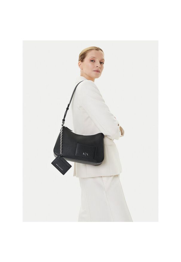 Torebka Armani Exchange. Kolor: czarny