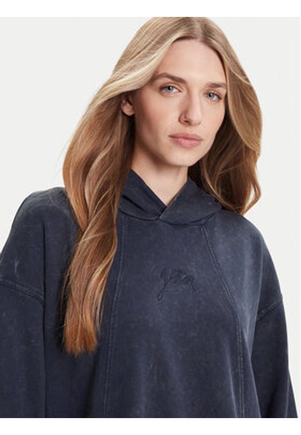 G-Star RAW - G-Star Raw Sukienka dzianinowa D27165-D969 Niebieski Relaxed Fit. Kolor: niebieski. Materiał: bawełna